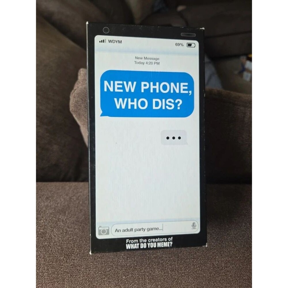 New phone who dis card game